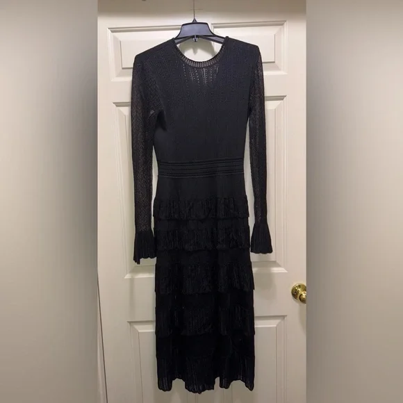 Lela Rose ruffle knit detail Piper Dress, size small, NWT - Picture 5 of 14